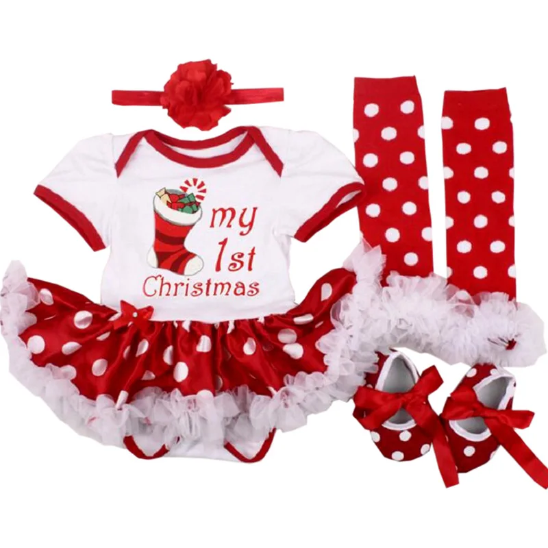 Buy Newborn Christmas Costume Baby Girls Clothing Set