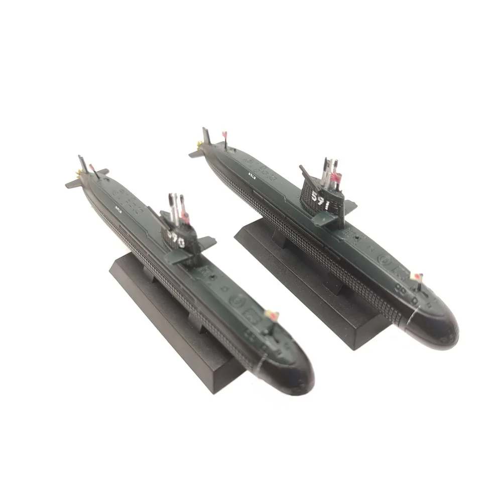 Пластик 1: 900 масштаб военные модели подводных лодок SS-590/SS-591 Oyashio класс армейский корабль модель игрушки для коллекции подарок