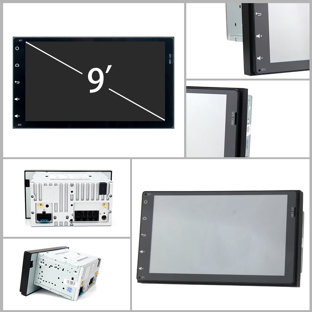 Top Android Car Head Unit GPS Stereo for Toyota Corolla Auris Fortuner 2017 Car Radio Video Player Multimedia Navi with Bluetooth 1