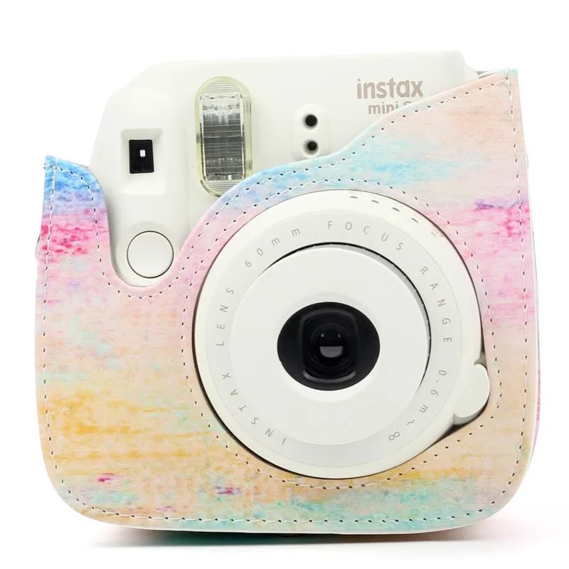 Для Fujifilm Instax Mini 9 8 8+ чехол для камеры Artist масляная краска искусственная кожа мгновенная камера сумка на плечо защитный чехол