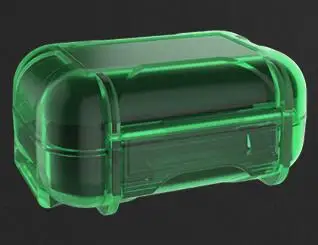 NICEHCK аксессуары для наушников Водонепроницаемая коробка защита от падения защитный чехол Портативная сумка для хранения коробка аксессуары для наушников - Цвет: Green
