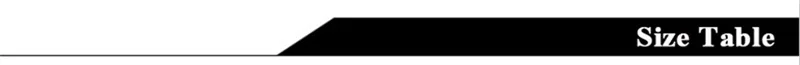 Size Table