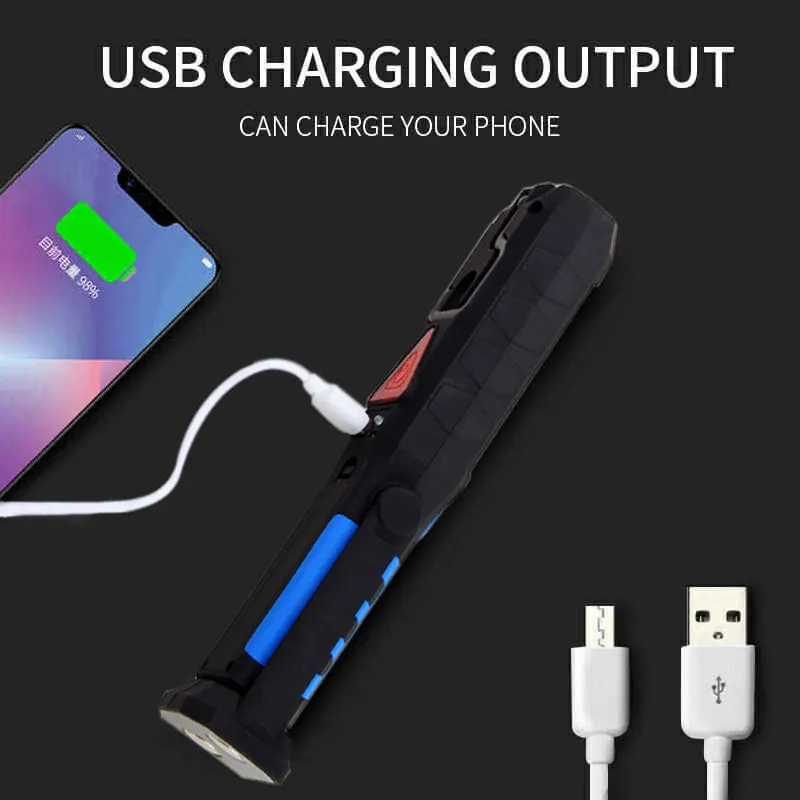 Светодиодный фонарь для кемпинга с магнитной палаткой с usb-зарядкой для наружного аварийного питания 3 режима фонарика