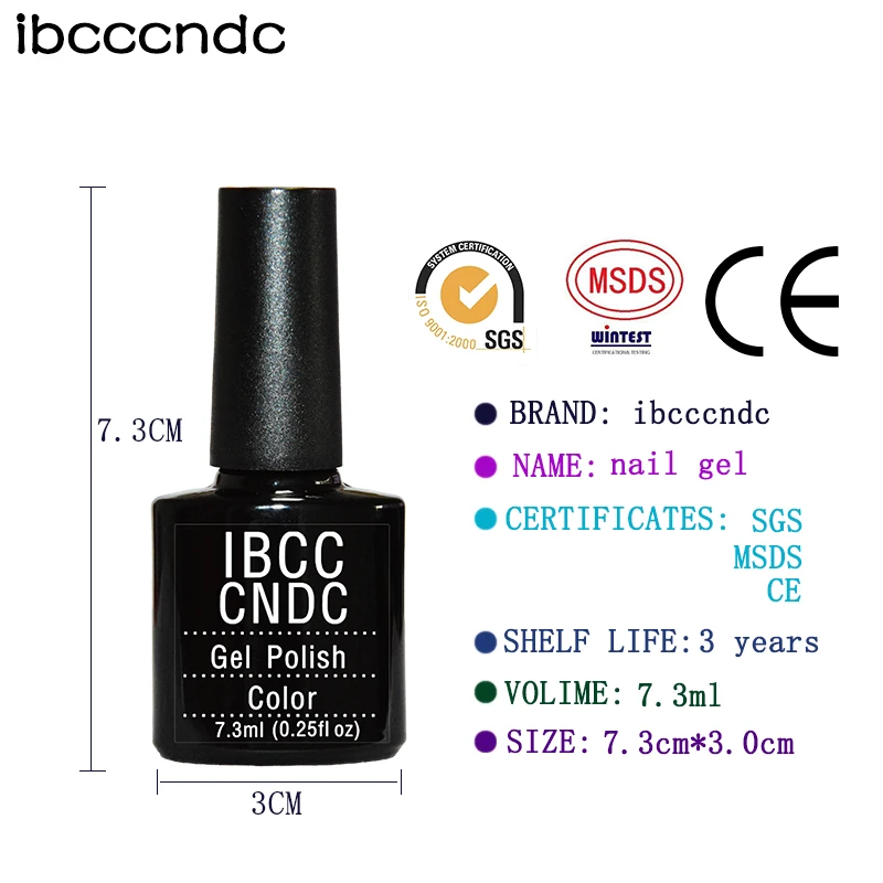 IBCCCNDC 7 3 мл УФ гель для ногтей легкое снятие лак Клей Лаки накладные ногти Советы