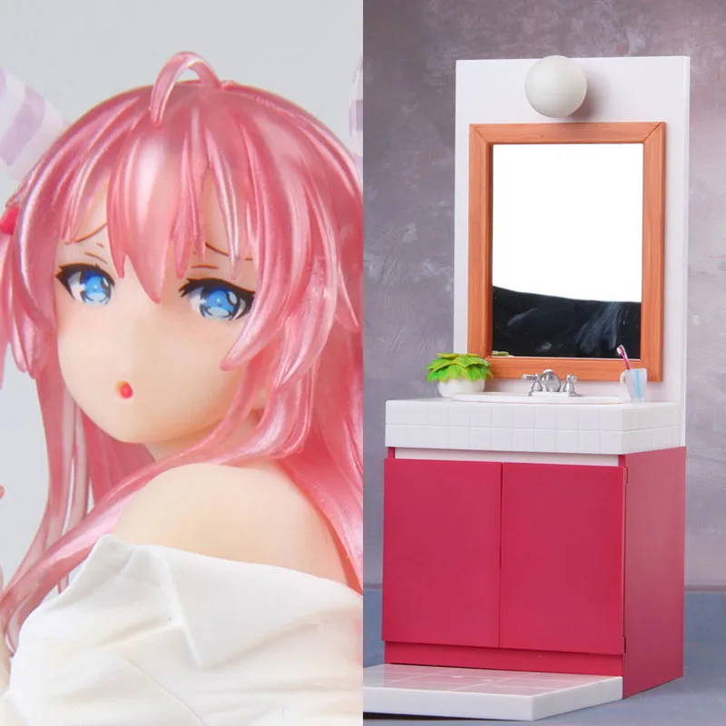 GZTZMY anime Native Marika Hanasaka Janpa Mariko with Dressing table collectors sexy girls PVC Action Figures toys figure Toys