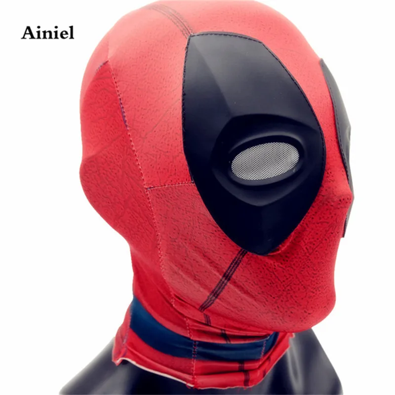 

Ainiel Deadpool Mask Deadpool Cosplay Costume Wade Winston Wilson Cosplay Facepiece For Men and Women Halloween Party Carnival