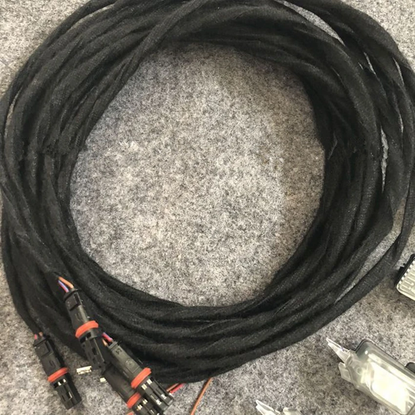 LED Exterior Door Handle light Door knob Light For Audi A4 B9