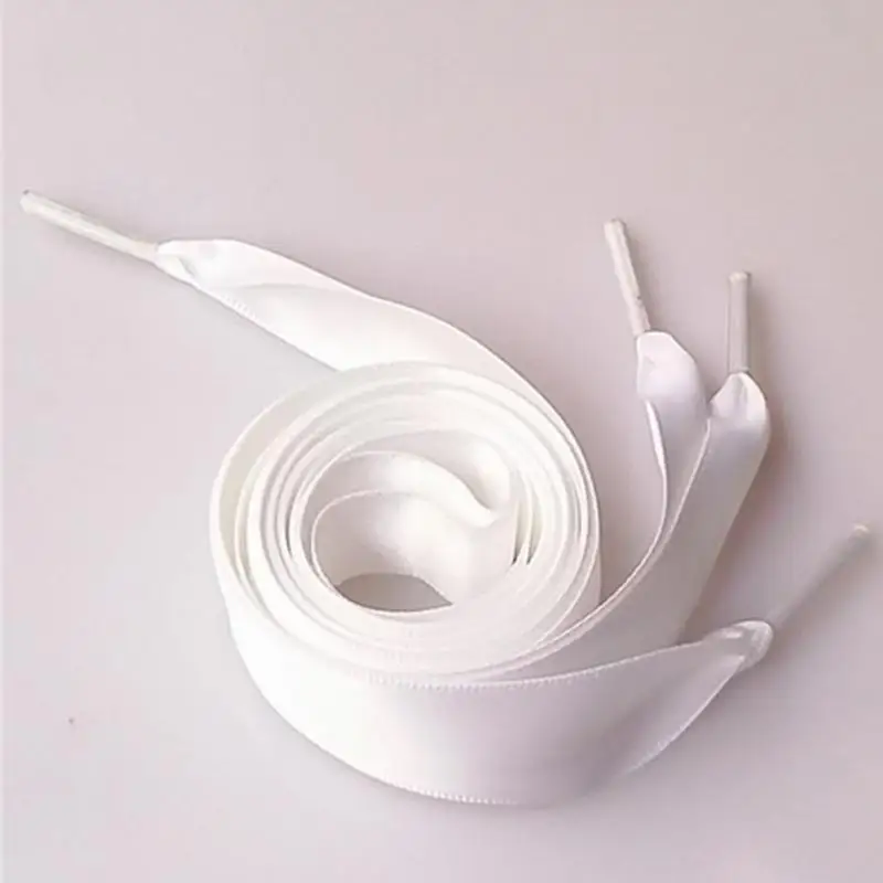 

1 Pair 80cm Shoelaces New Men Women Flat Glossy Bud Silk Satin Shoelaces Multi Color Shoelaces Strings Shoe Laces