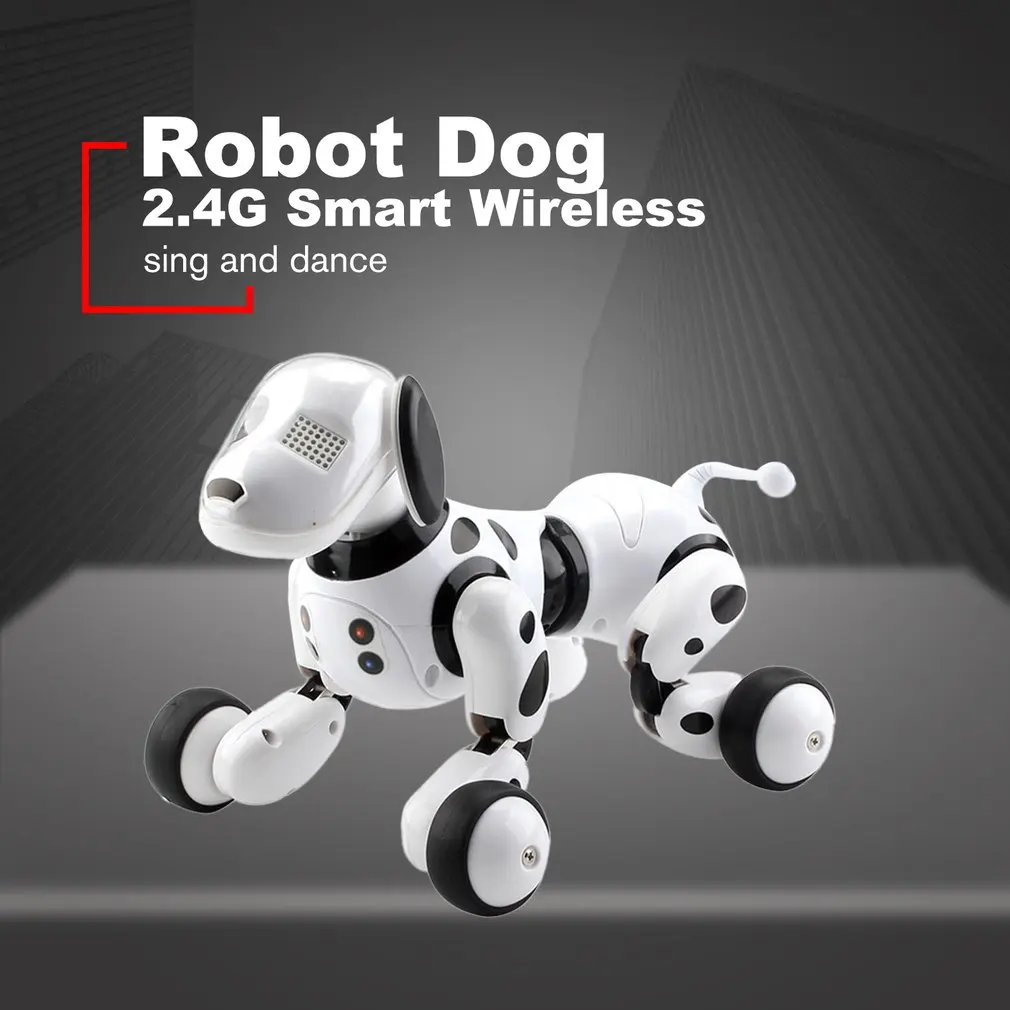 Робот, собака, электронный питомец, умная собака, робот, игрушка 2,4 г, умный беспроводной говорящий пульт дистанционного управления, детский