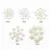 Блестящий белый/бежевый полукруглый плоской задней Самоцветы ABS бусины-жемчужины из смолы Nail Art Jewelry имитация акриловые для DIY ногтей украшения