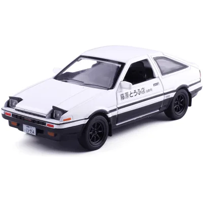 Initial D модели автомобилей AE86 Toyota 1:28 сплава автомобиля с рисунком аниме Форсаж