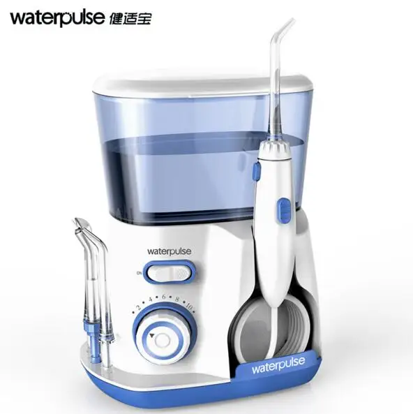 Waterpulse Dental Water Flosser Oral Irrigator Waterpick Dental Floss Water Irrigation Jet Dental Tooth Floss V300g 13