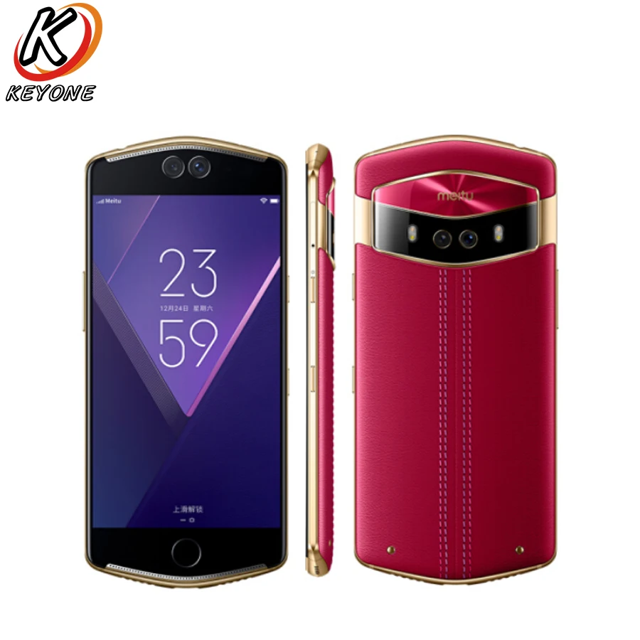 

Brand New Meitu V6 4G LTE Mobile Phone 5.5' 6GB RAM 128GB ROM MT6799 Deca Core Dual Front&Back Camear 12.0MP+5.0MP Android Phone