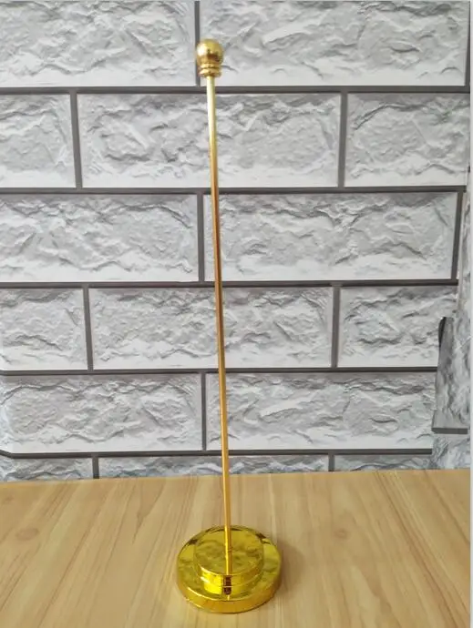 

Custom any logo table desk flag and gold flagpole/silver flagpole for decoration/signing/negotiation 14*21cm ,free shipping
