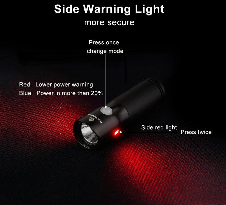 Top ROCKBROS Bicycle Front Light Power Bank Waterproof USB Rechargeable Bike Lamp Side Warning Flashlight 700 Lumen 2000mAh 5 Modes 12 Top ROCKBROS Bicycle Front Light Power Bank Waterproof USB Rechargeable Bike Lamp Side Warning Flashlight 700 Lumen 2000mAh 5 Modes 12