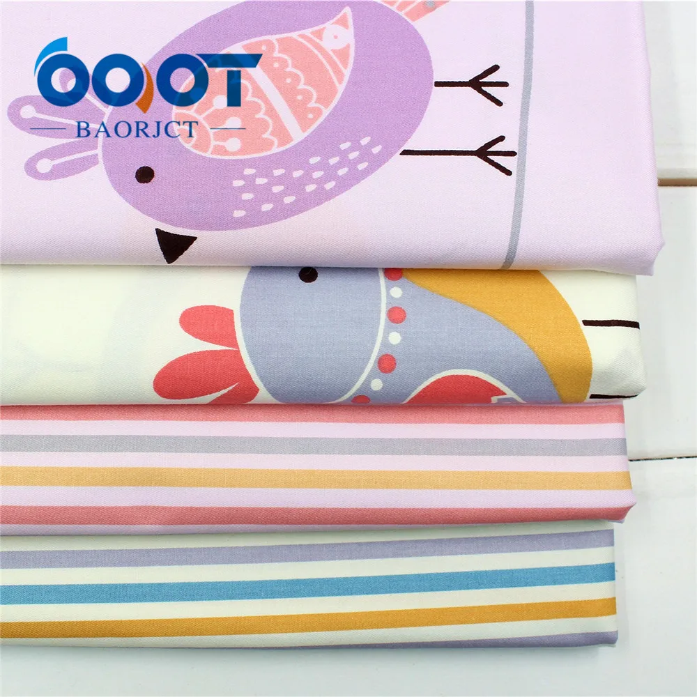 Хлопчатобумажная ткань OOOT BAORJCT 4 стиля на выбор мультяшная серия