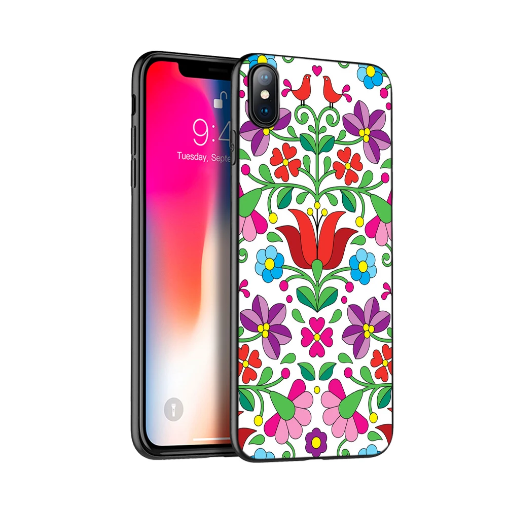 Черный чехол из ТПУ для iphone 5 5s SE 2020 6 6s 7 8 plus x 10 XR XS 11 pro MAX с венгрийским