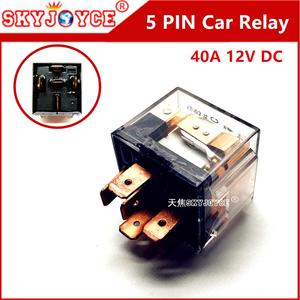 30 X 5 pin car relay Module 40A 12V relay lot controller box power