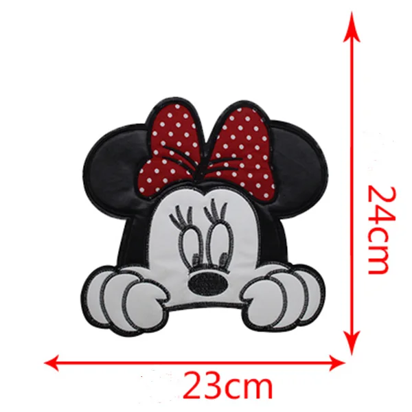 

Embroidered sew-on big Patches Clothes Sewing DIY baby Motif Applique Sticker handmade patch Cartoon decoration Minnie Mickey