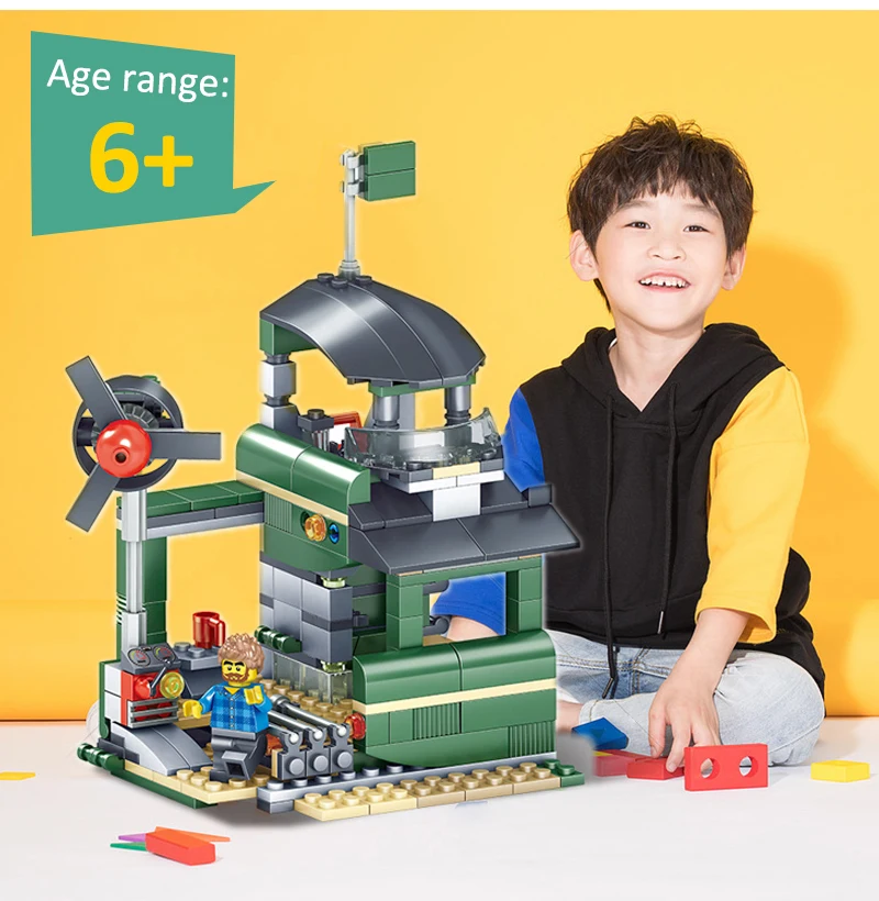 KAZI 80013 3 вида стилей 3in1 популярная головоломка город блок bset горячая распродажа высокое качество образования для детей мальчик игрушки подарок на день рождения