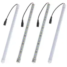 30 см/50 см не водонепроницаемый 21/36 светодиодный свет бар 12 DC 5630 алюминевые индекаторы сплав оболочки полосы света жесткий шкаф 5 Вт/7 Вт