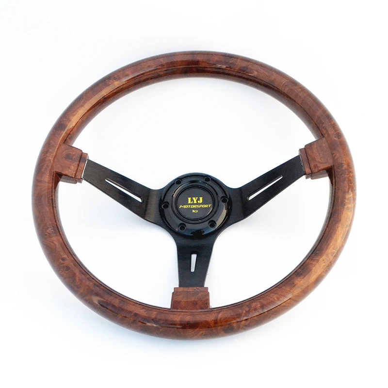 Universal wood car steering wheel  (2)