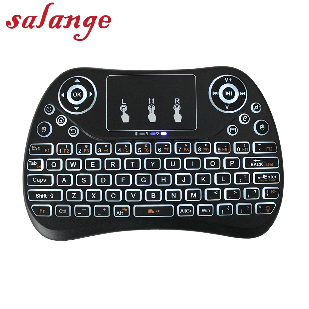 

T2 Mini Wireless Keyboard with Touchpad Air Mouse English Version 2.4GHz Handheld for Android TV BOX PC Xgimi H1S Projector