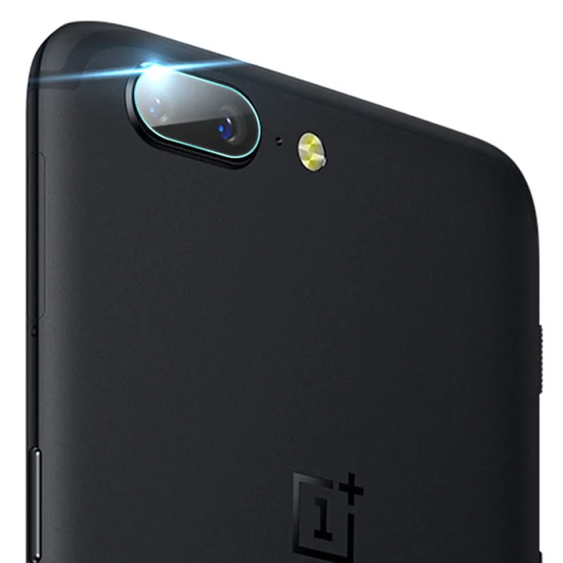 Leanonus Camera Film Tempered Glass Guard for OnePlus 5T Camera Lens 7H