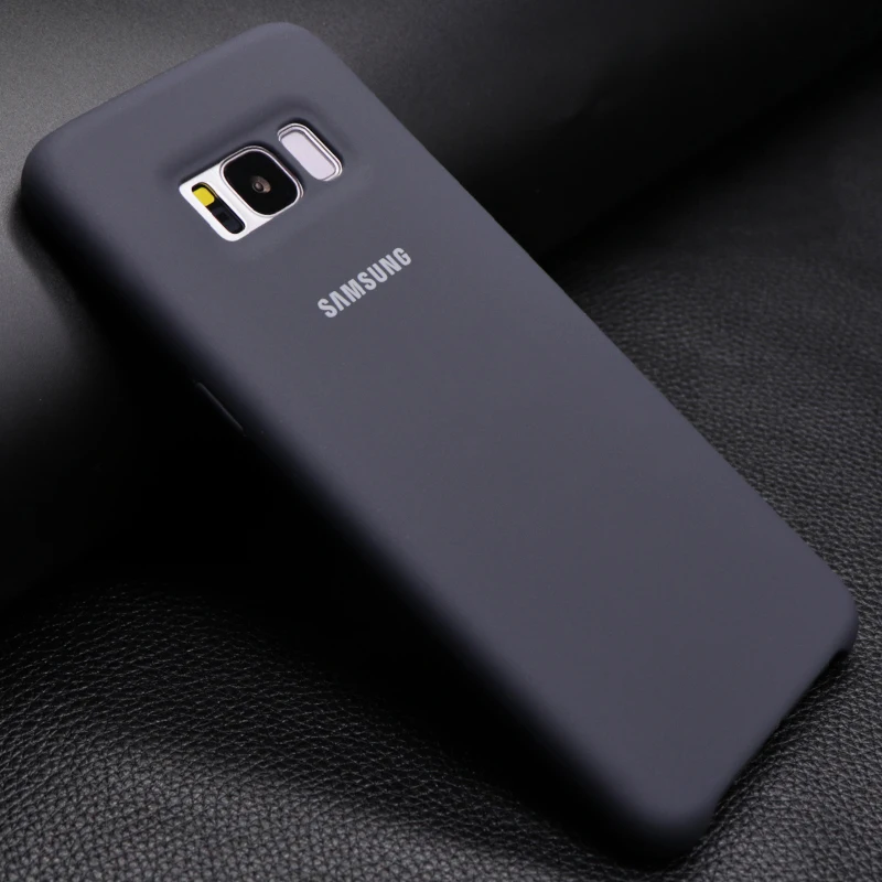 Samsung S8 case silicone back cover galaxy S8 plus note8 hard phone case Full protective S 8 plus luxury S8plus 100% original