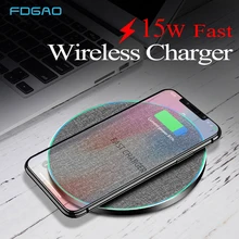 15W Fast Wireless Charger For Huawei P30 Pro Samsung S10 S9 S8 Xiaomi Mi 9 10W Qi Quick Charge Pad for iPhone XS Max 11 XR X 8