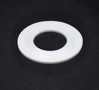 

LOT5 78x38x3mm Telfon PTFE Flange Flat Gasket Washer Spacer 3mm Thickness