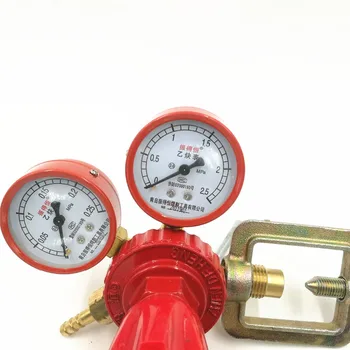 

Acetylene decompression table pressure reducing valve input 1.6Map output 0.6Map pure copper pressure gauge