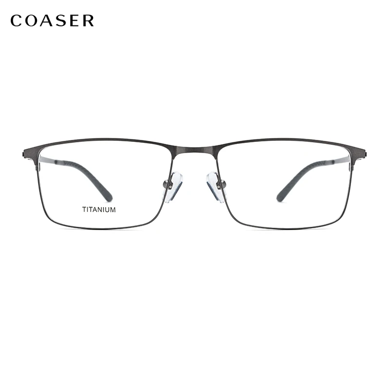 

COASER Titanium Eyeglasses Myopia Optical Prescription Glasses Frame Men Brand Designer Spectacles Eyewear Reading Eye Glasses