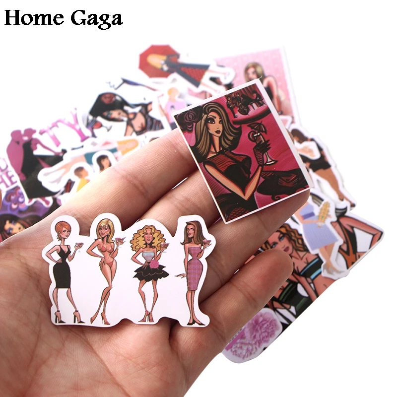 Homegaga 22 шт Сексуальная Женская коллекция Скрапбукинг наклейка креативные