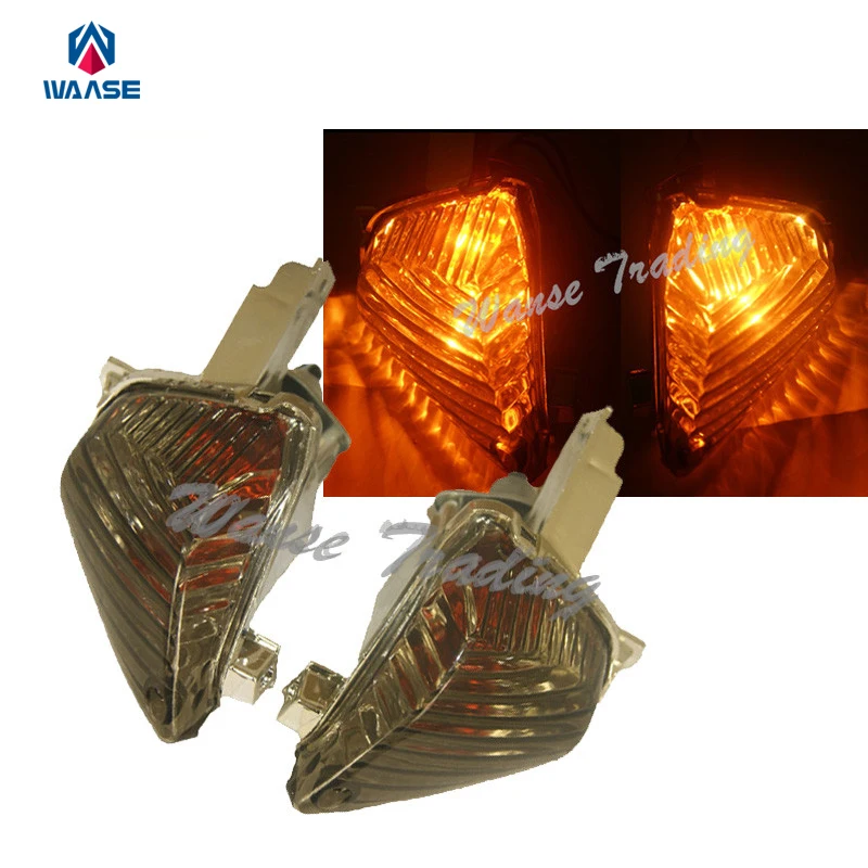 

waase Motorcycle Rear Turn Signals Blinker Bulb Light For Suzuki K8 GSXR 600 750 2008 2009 2010 GSXR1000 2007 2008