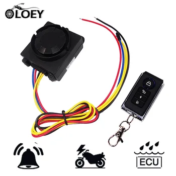 OLOEY 12V Motorcycle Alarm 125dB Motorbike Scooter Anti-theft Security Remote Control System Burglar Alarm Moto Theft Protection