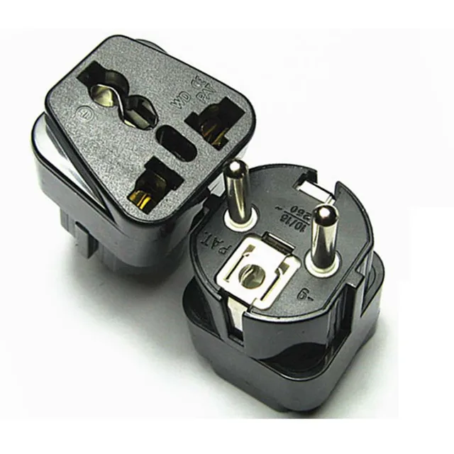 10pcs/lot Universal AU EU US To German plug socket Indonesia Plug