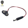 Bouton de batterie 90 cc 9V prise d'alimentation pour Arduino Mega 2560 1280 UNO R3 132 9V boucle de batterie ► Photo 3/6