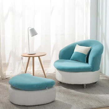 

Lazy Sofa Single Small Apartment Simple Modern Creative Cute Small Sofa Bedroom Balcony Computer Chair Lounge Chair