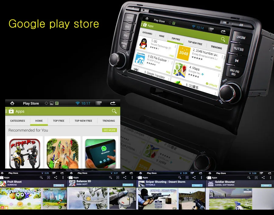 Cheap 1024*600 Auto Car DVD for Audi TT GPS Android 8.1.1 A9 Quad Core 7 Inch 2 Din with Free 8GB GPS Card Retail Package 2017 New 3