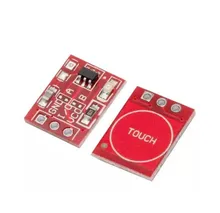 10pcs NEW TTP223 Touch button Module Capacitor type Single Channel Self Locking Touch switch sensor