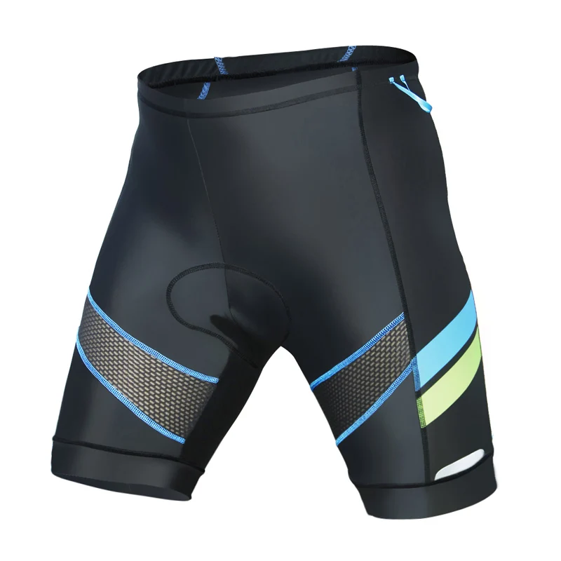 Для мужчин мягкий велосипедные шорты с карманами противоударный шорты для велосипедистов MTB Светоотражающие Дорожные Велоспорт Шорты Ropa Ciclismo колготки для мужчин - Цвет: Black