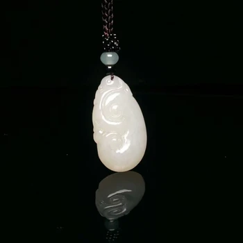 

H98#Hetian jade white jade pendant, jade is warm and delicate