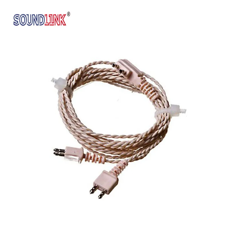 

Hearing Aid Advanced Cable Pocket Hearing Aids Wire Cable Cord 2 Pin Binaural