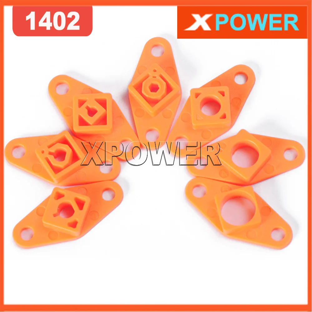 Goedkoop Groothandel 20 stks 1402 Plastic Bevestigingsplaat Vast Diafragma 10 ge iuml;nstalleerd DIY Building Model Materiaal Gratis Verzending