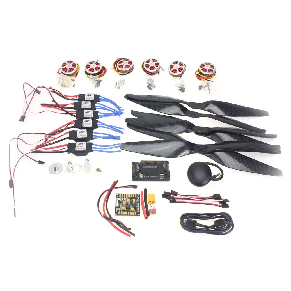 F05423 K Newbie kits 350KV Motor 40A ESC 1555 Props APM2 8 GPS for 6 Aix