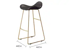 Nordic bar chair creative modern minimalist bar stool front seat leisure tea shop coffee shop high chair