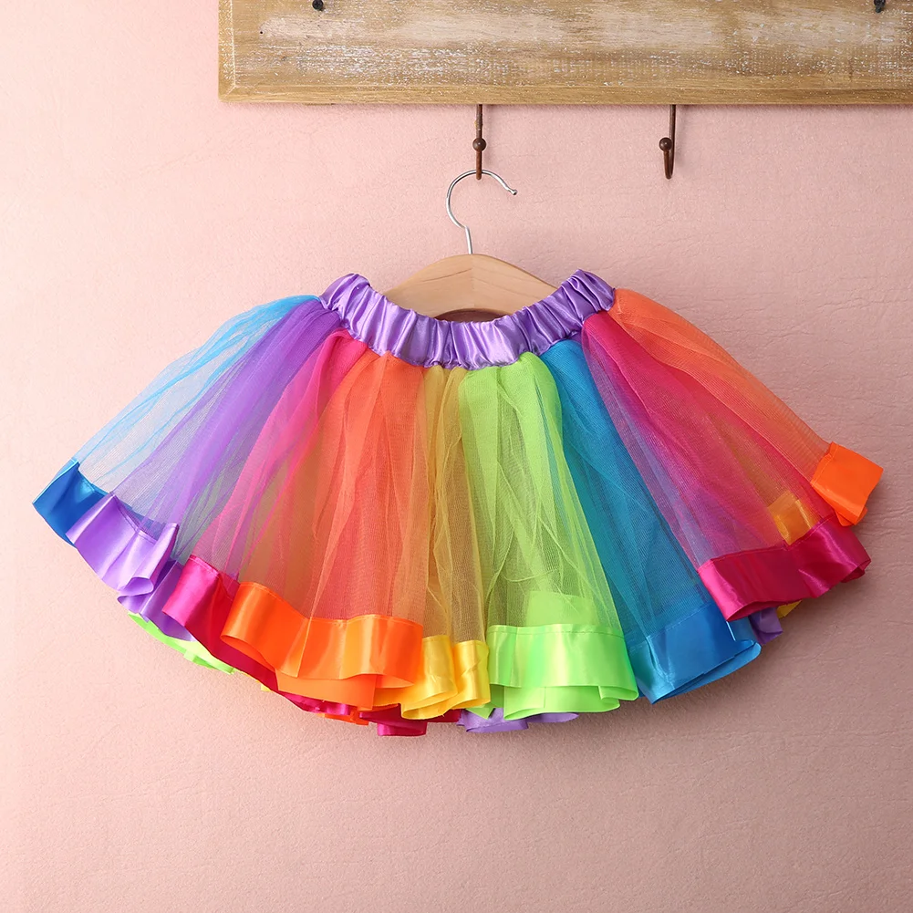 GIRLS TULLE TUTU FANCY SKIRT Party Birthday Occasion Dancewear 3 4 5 6 7 Years