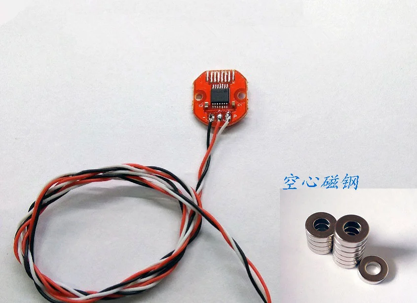 

Code disc AS5048A magnetic encoder PWM/SPI interface precision 14bit brushless holder motor 360 contact Angle position sensor