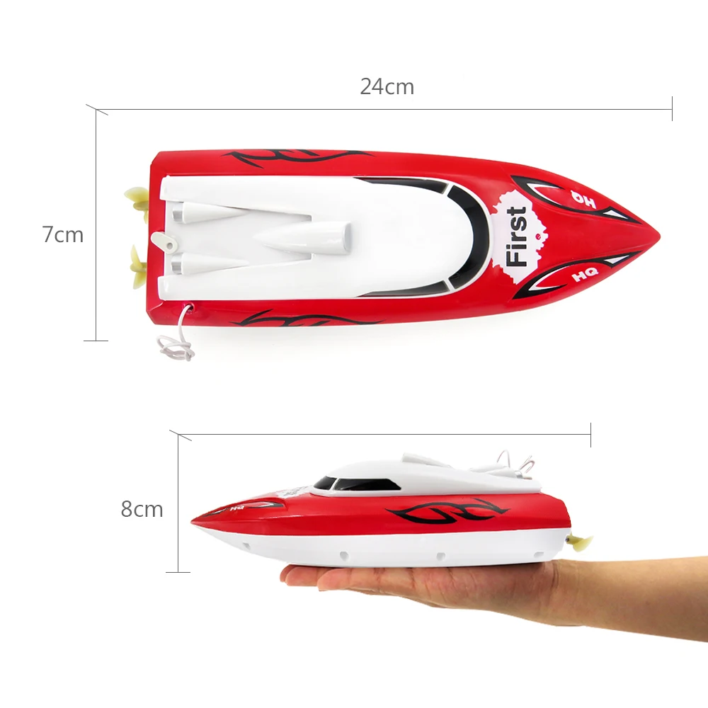 Red_2011-15A_Flytec_Mini_ Infrared_Control_Boat_Toy_02_03